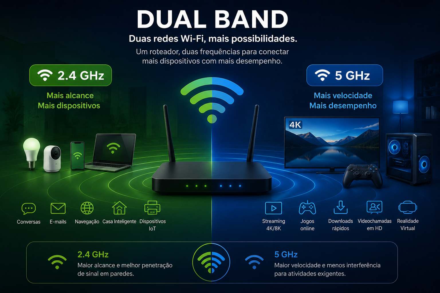 O que é Dual Band?