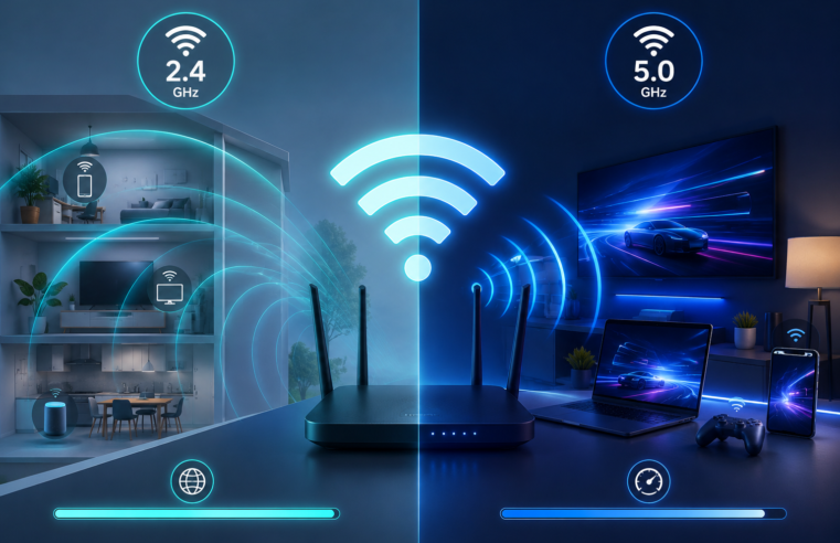 Qual a diferença entre WiFi 2.4 GHz e 5.0 GHz: