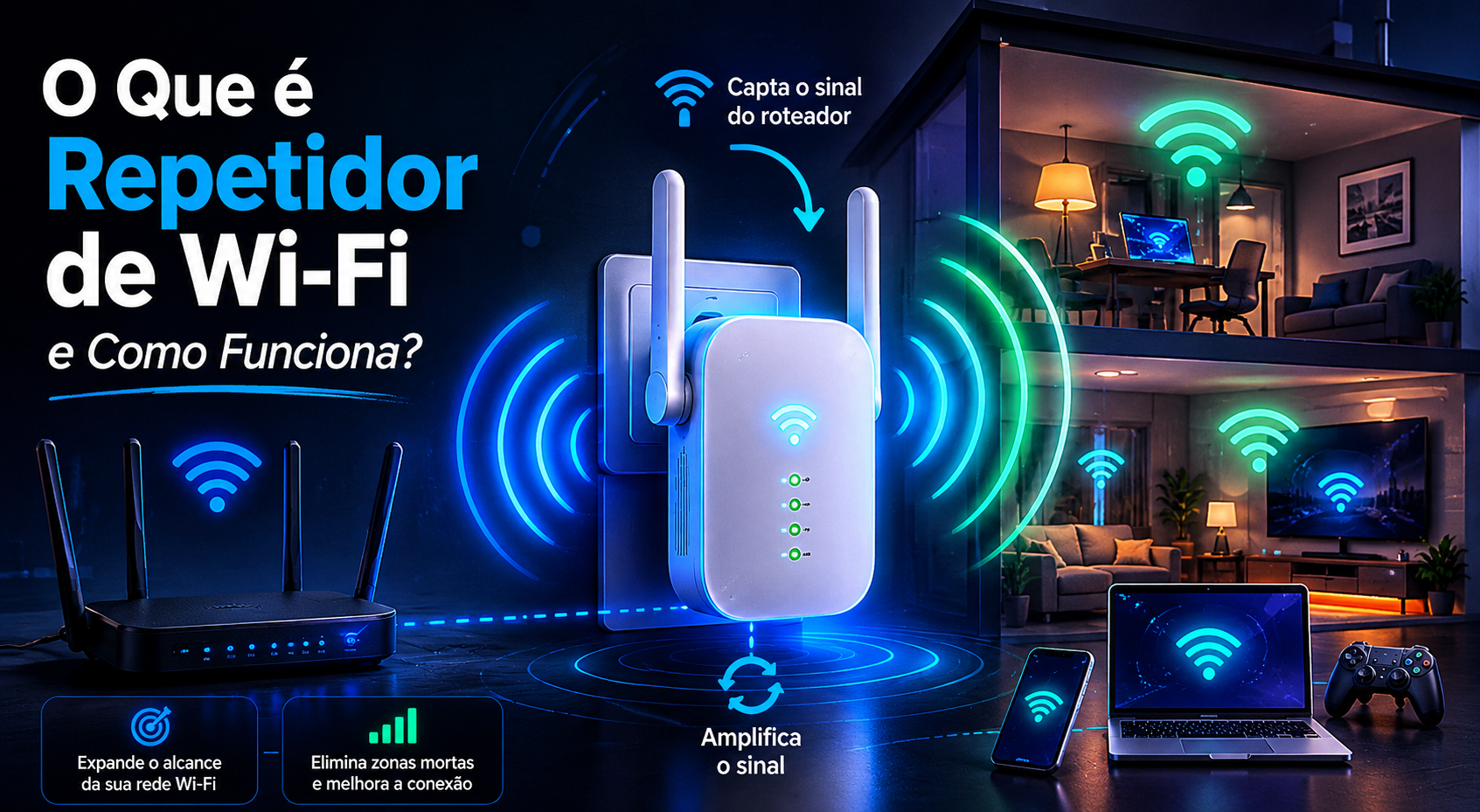 O Que é Repetidor de Wi-Fi e Como Funciona?