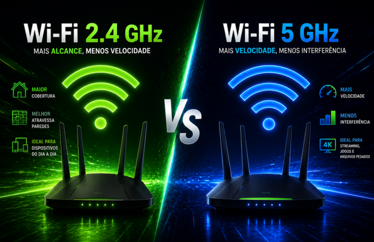 Wi-Fi 2.4 GHz vs Wi-Fi 5 GHz: Qual é a Diferença e Qual Vale Mais a Pena?