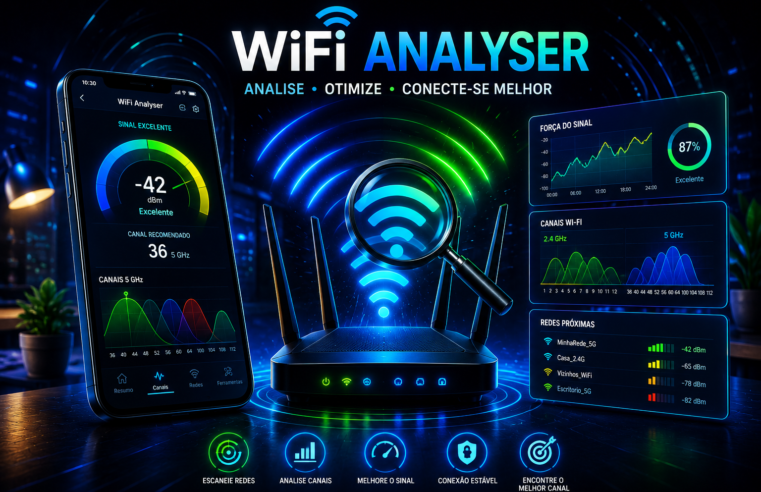 WiFi Analyzer: O Que É, Como Funciona e Como Melhorar Sua Rede Wi-Fi
