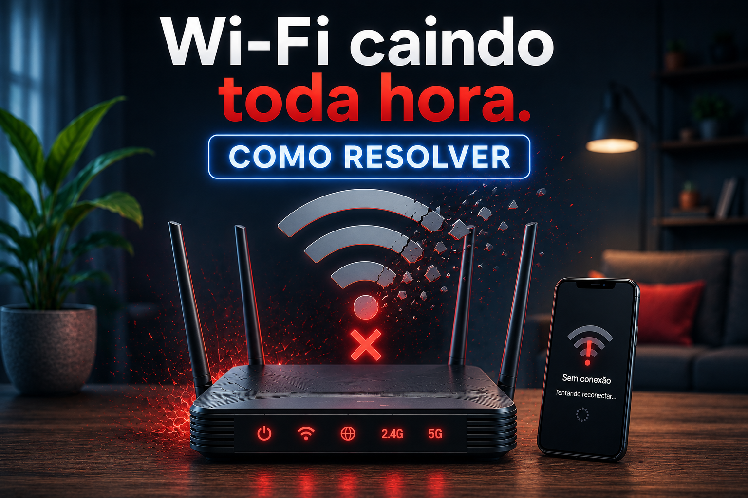 Wi-Fi Caindo Toda Hora: Causas e Soluções